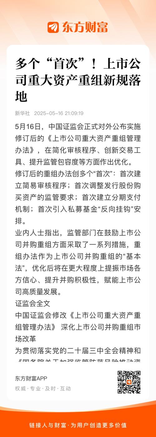 中国证监会并购重组市场改革意见_证券会审核重组需要多长时间_支持上市公司向新质生产力方向转型升级