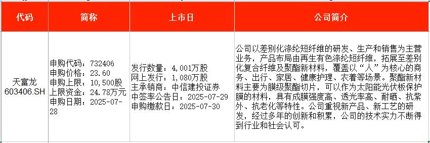 新股申购_扬州天富龙集团股份有限公司申购_ipo新股