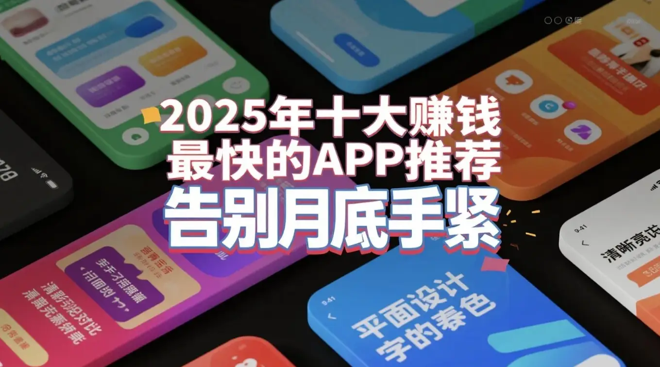 快速赚钱APP_赚钱软件排行榜2025_赚钱APP推荐2025