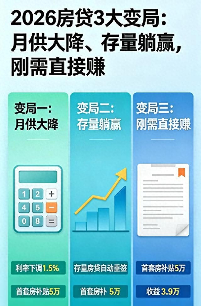 房贷利率进入2时代，存量房贷减负，公积金利率自动下调