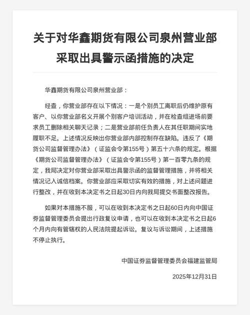 期货居间人管不好，这家机构被罚了