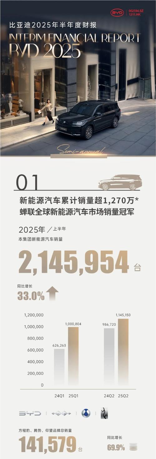 比亚迪2025年半年报_比亚迪超越特斯拉上半年营收_深圳比亚迪股份有限公司怎么样