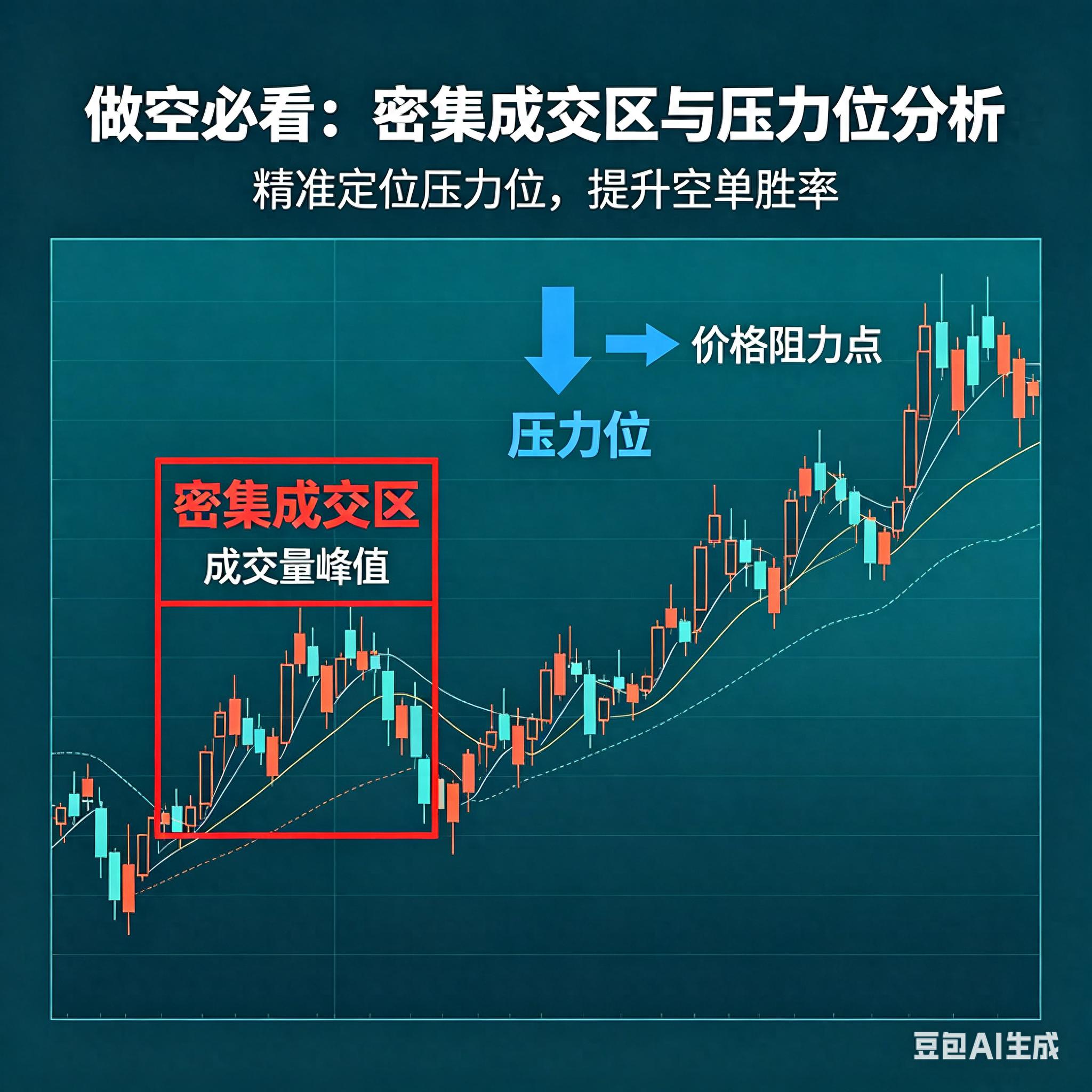 期货做空看密集成交区，指标决定买卖点