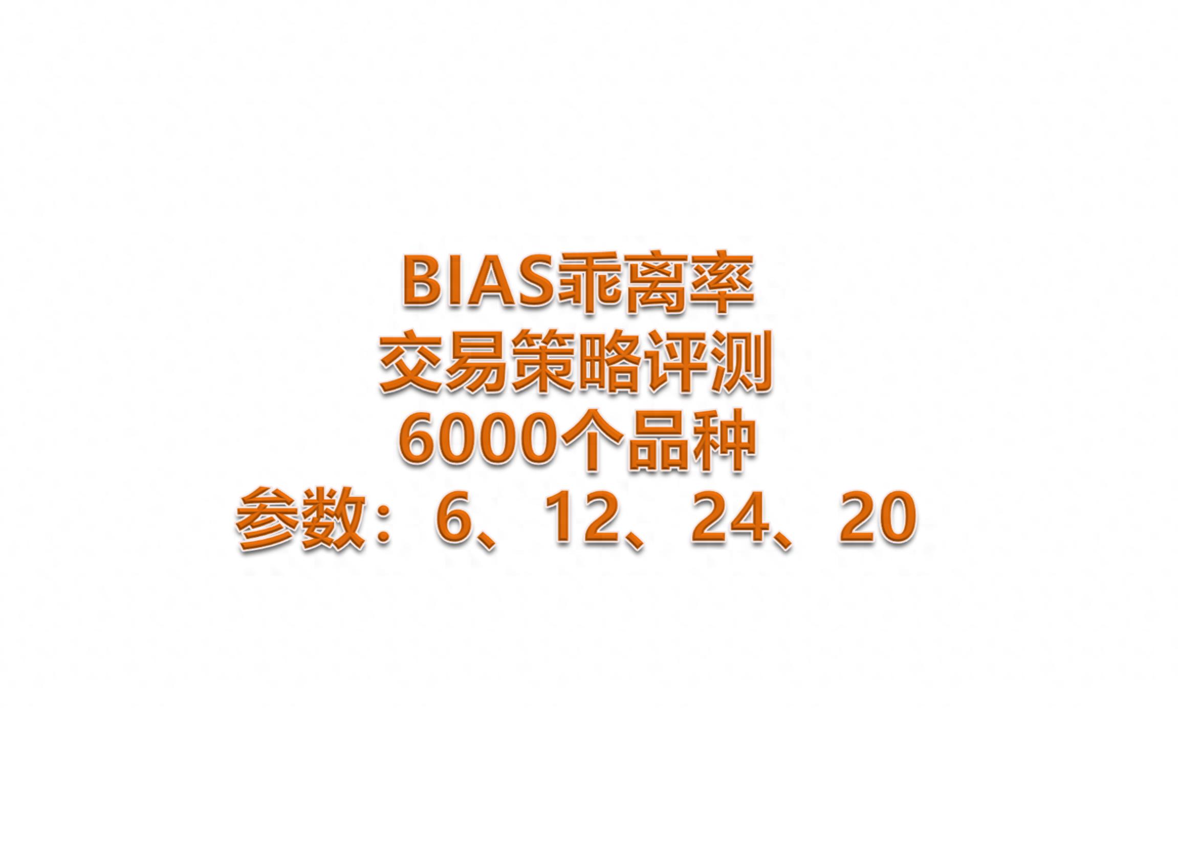 正乖离率 选股_BIAS指标量化分析_改进版BIAS乖离率交易策略