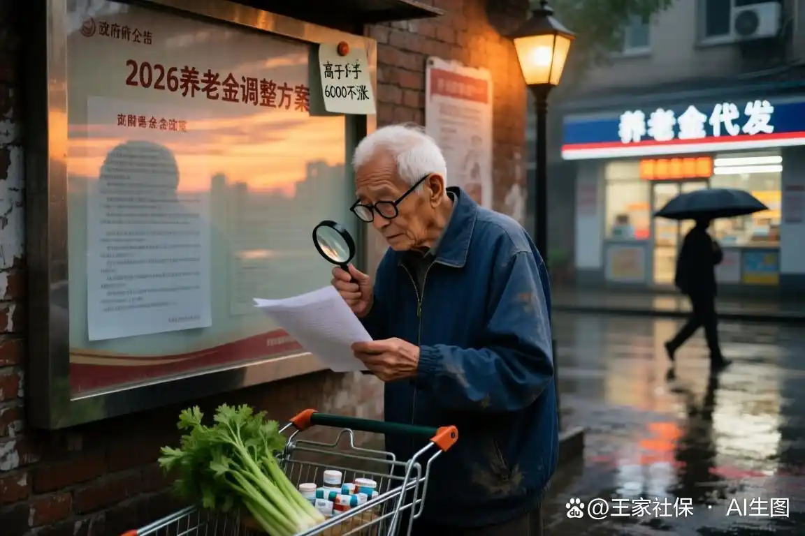 2026养老金上涨规则_2026企业退休人员涨工资最新消息_高于6000元不涨非谣言
